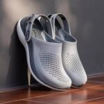 First Copy Crocs Literide 360 Black Grey Clogs for Men