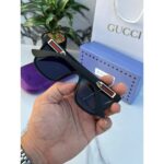 First Copy Gucci Flat Sunglasses for Men Black