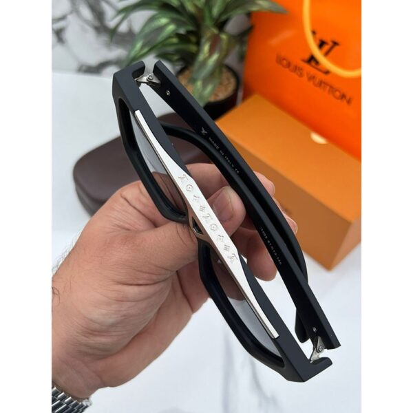 Louis Vuitton 1st Copy Sunglasses Black Silver for Men (3) Louis Vuitton 1st Copy Sunglasses Black Silver for Men