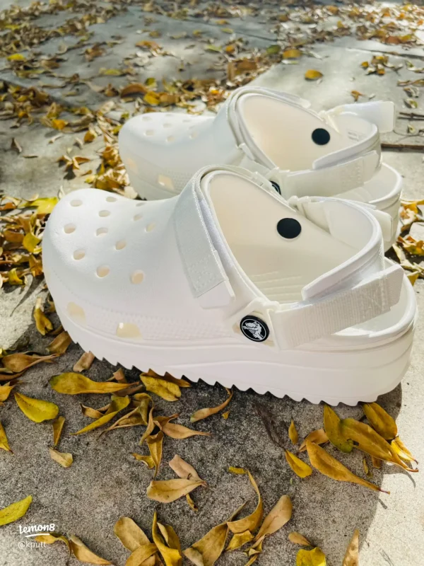 1st Copy Branded Hiker Full White Clogs