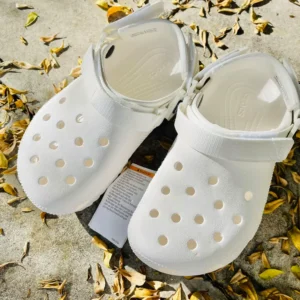 1st Copy Branded Hiker Full White Clogs