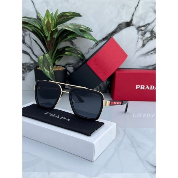 1st Copy Prada Black Gold 88079 Sunglasses for Men 1st Copy Prada Black Gold 88079 Sunglasses for Men