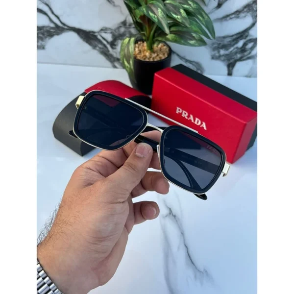1st Copy Prada Black Gold 88079 Sunglasses for Men 1st Copy Prada Black Gold 88079 Sunglasses for Men