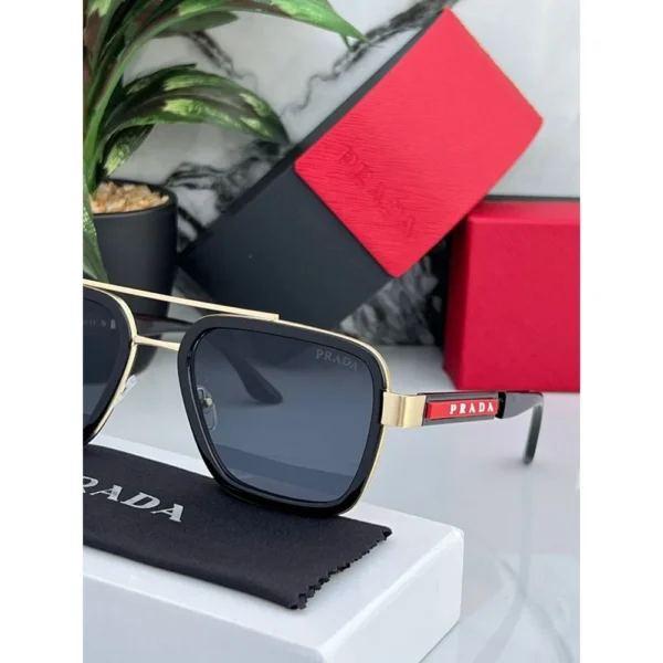 1st Copy Prada Black Gold 88079 Sunglasses for Men 1st Copy Prada Black Gold 88079 Sunglasses for Men