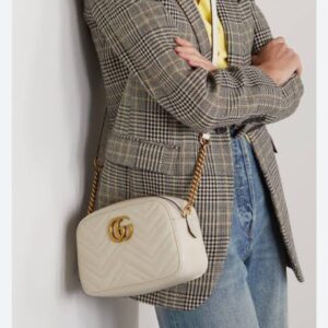1st Copy Gucci Marmont Camera Sling Bag White