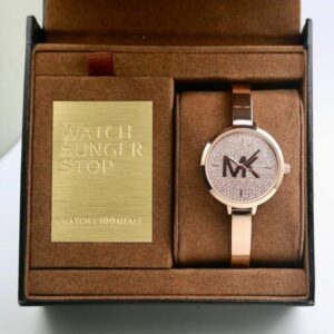 1st Copy Women Michael Kors Watch Round Dial