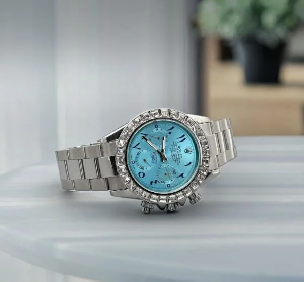 First Copy Rolex Oyster Perpetual Arabic Ice Blue Dial for Men First Copy Rolex Oyster Perpetual Arabic Ice Blue Dial for Men