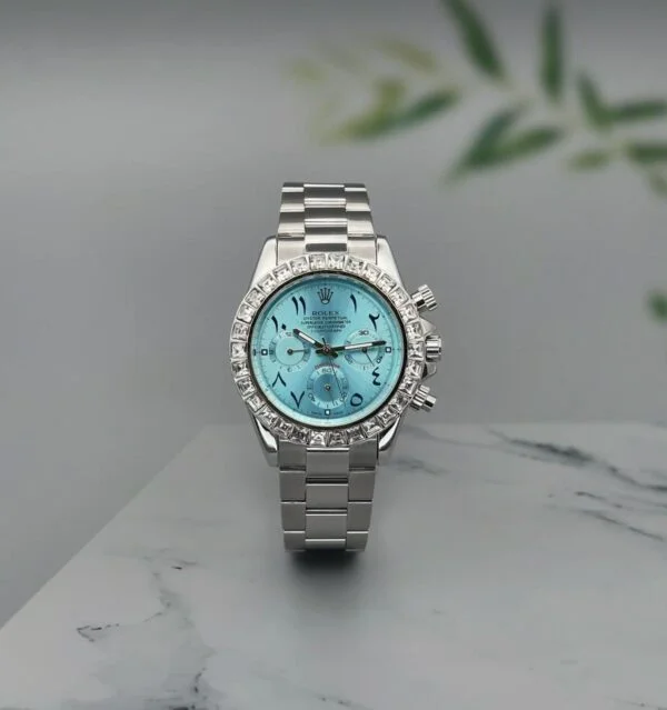 First Copy Rolex Oyster Perpetual Arabic Ice Blue Dial for Men First Copy Rolex Oyster Perpetual Arabic Ice Blue Dial for Men