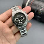 First Copy Rolex Oyster Silver Arabic Dial for Men