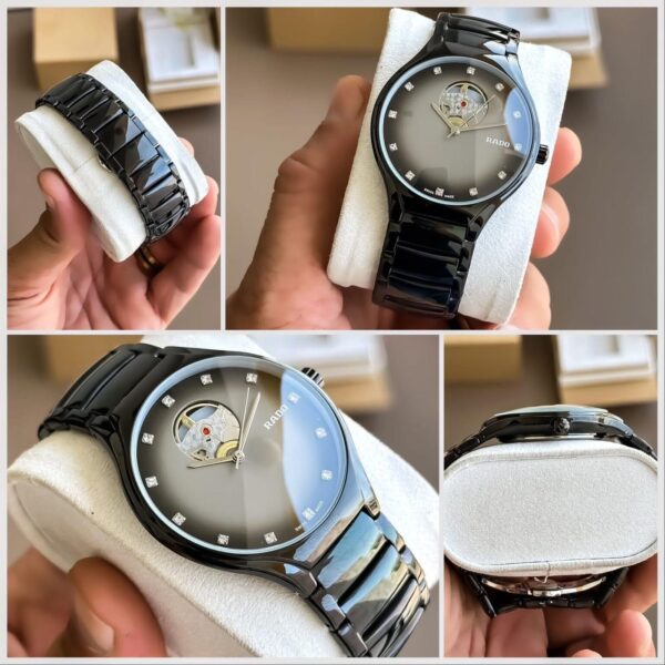 First Copy Rado Men's Black True Secret Diamonds Watch First Copy Rado Men's Black True Secret Diamonds Watch