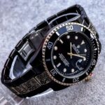 First Copy Rolex Submariner Watch for Men with Black-Golden Band