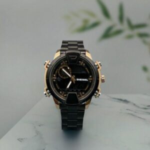 First Copy Diesel Digital Bar Black for Men