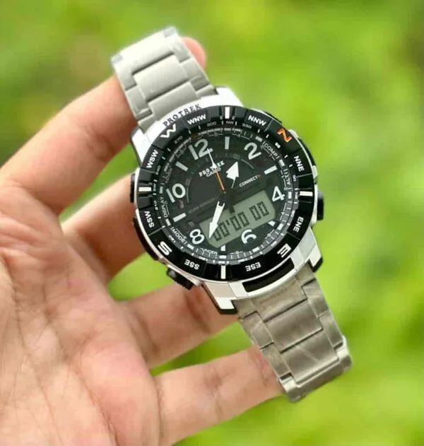 First Copy G-Shock Pretrek Silver for Men First Copy G-Shock Pretrek Silver for Men