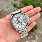 First Copy Diesel 10 Bar Silver & White DZ4318 Watch for Men