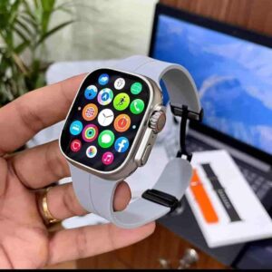 Series 8 Ultra Gray First Copy Smartwatch with Apple Logo