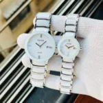 First Copy Rado Jubile White & Silver Couple Watch