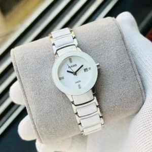 First Copy Rado Jubile White & Silver Couple Watch