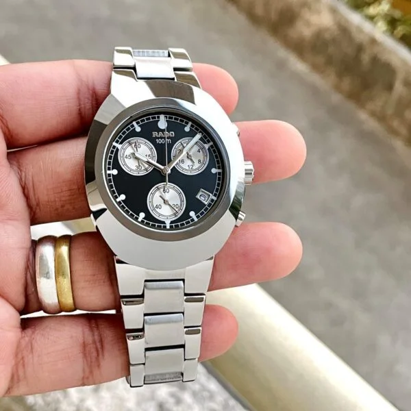 First Copy Rado Diastar Men’s Silver Chronograph Watch First Copy Rado Diastar Men’s Silver Chronograph Watch