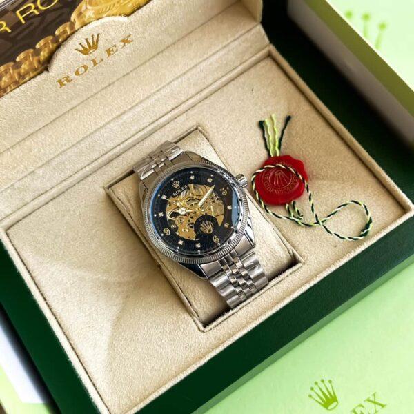 First Copy Rolex Classic Automatic Silver Watch for Men First Copy Rolex Classic Automatic Silver Watch for Men