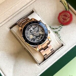 First Copy Rolex Daytona Skeleton Black Dial for Men
