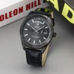 Trendy Rolex Daydate Leather Watch (APS83)