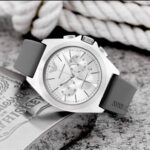 Mens Emporio Armani Watch Silicon Belt Gents (SG326)