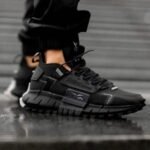 Branded Zig Kinetica Edge Black Sneakers