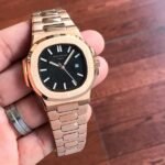 Trendy Patek Philippe Nautilus Copper Black Watch (APS75)