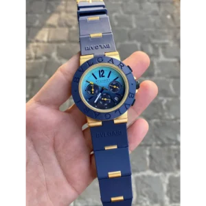 Stylish Bvlgari Watch For Men, 40mm (SG595)