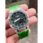 G Shock GA2100 Green Edition With Digital And Analog Watch (SG236)