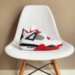 Branded Air Retro 4 Sneakers