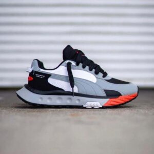 Branded Wild Rider Black Grey Running Shoes