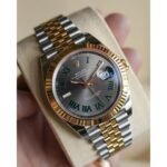 Men's Rolex Watch With Stainless Steel Belt and Date (SG185)