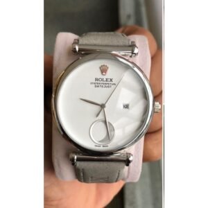 Men Leather Rolex Watch (SG21)