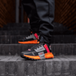 Branded Zig Kinetica Edge Black Orange Sneakers