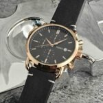 Fossil Watch : Fossil Chronograph Leather Edition Watch For Men (SG1015)