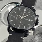 Fossil Watch : Fossil Chronograph Leather Edition Watch For Men (SG1016)