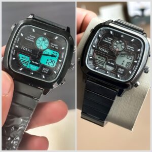 Fossil Digital Watch : Fossil Digital Stainless Steel Edition Watch For Men (SG1023)