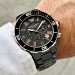 Emporio Armani Watch Luxurious Ceramic Edition Watch For Men (SG1039)