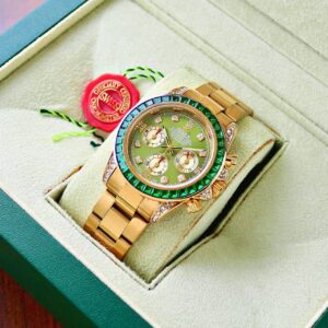 Rolex Daytona Watch, Rainbow Chronograph Luxury Watch (KDB-229376)