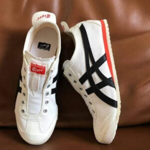 Branded Onitsuka Mexico 66 White Black Sneakers