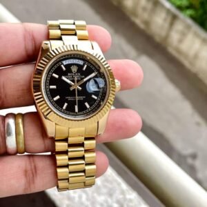Oyster Perpetual Rolex Day-Date Edition "Automatic" Gold Watch For Men (SG279)