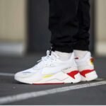 Branded RSX White Sneakers