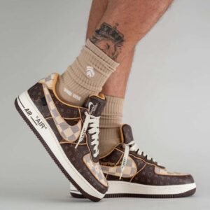 Branded Louis Vuitton Airforce 1 Sneakers