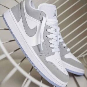 Branded Air 1 Wolf Grey Low Sneakers