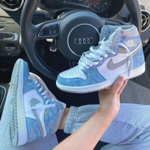 Branded Air 1 Hyper Royal Long Sneakers