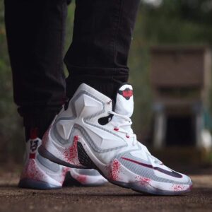 Branded LeBron 13 basketball shoes
