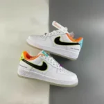 Branded Airforce 1 White Black Sneakers