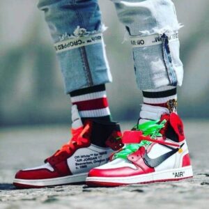 Branded Retro 1 Off-White Chicago High Sneakers