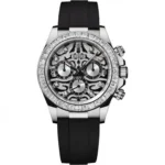 Trendy Rolex Eye of the Tiger Silver Celebrity Edition Watch For Men (SHH04696)